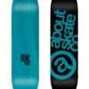 ABOUT SKATEBOARDS DECK 8.125" AQUA