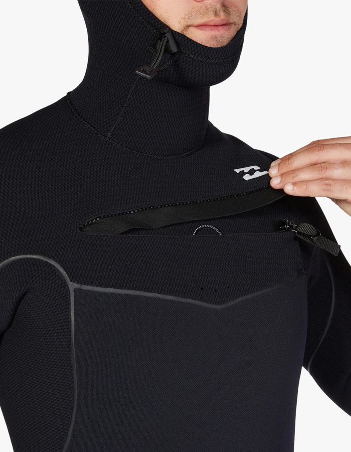 BILLABONG 5/4 FURNACE HOODED CHEST ZIP WETSUIT FOR MEN - Image 4