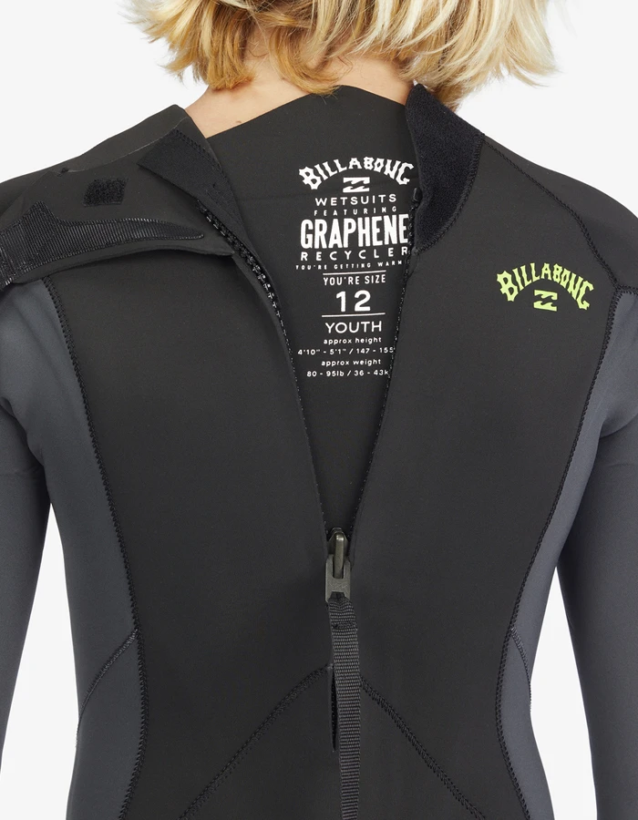 BILLABONG ABSOLUTE 5/4 MM BACK ZIP BOYS - Image 5