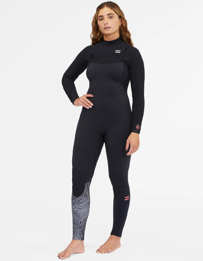 BILLABONG 5/4 FURNACE CHEST ZIP WETSUIT FOR WOMEN - Image 2