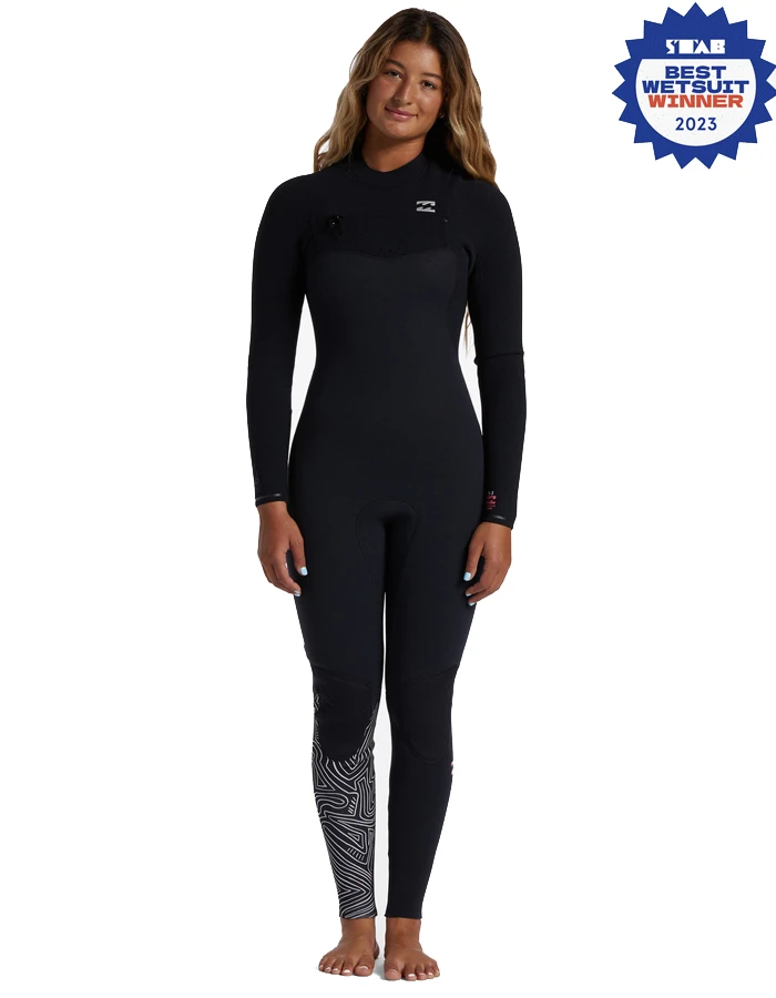 BILLABONG 5/4 FURNACE CHEST ZIP WETSUIT FOR WOMEN - Image 5