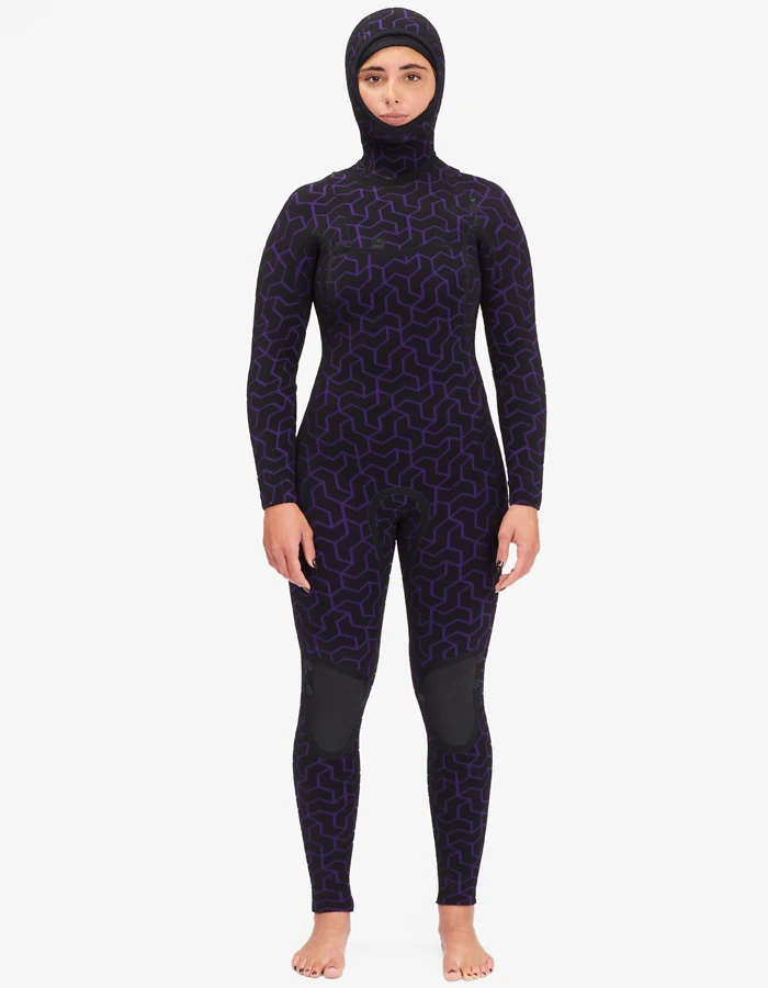 BILLABONG 5/4 FURNACE HOODED CHEST ZIP WETSUIT FOR WOMEN - Image 4