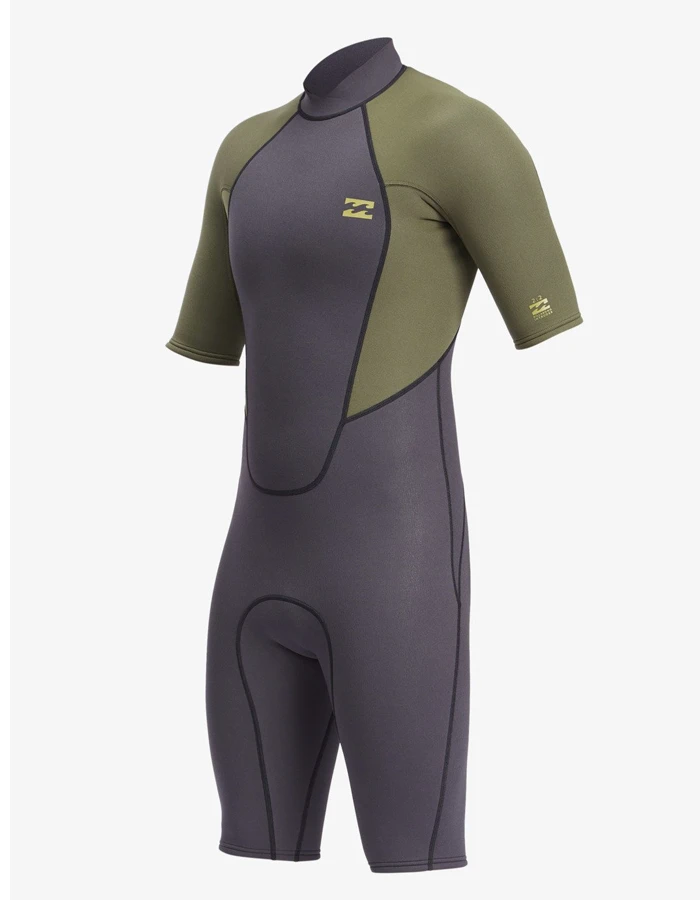 BILLABONG INTRUDER 2/2 MM BACK ZIP ANTIQUE BLACK - Image 2