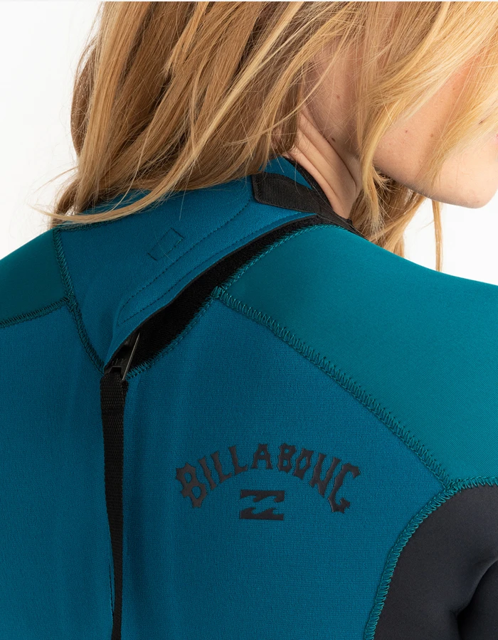 BILLABONG LAUNCH 3/2 WETSUIT BACKZIP PACIFIC - Image 4