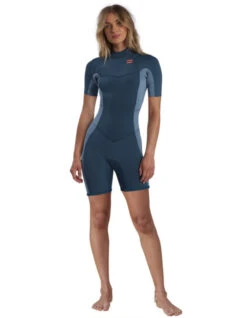 BILLABONG SYNERGY 2/2 SHORT SLEEVE BACK ZIP