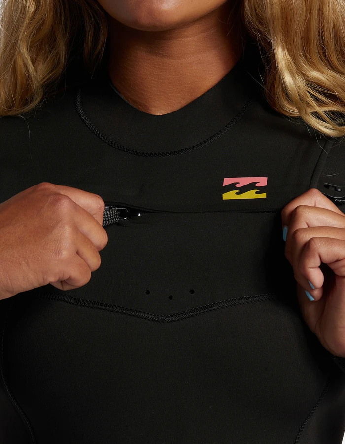 BILLABONG 5/4 SYNERGY CHEST ZIP WETSUIT FOR WOMEN - Image 7
