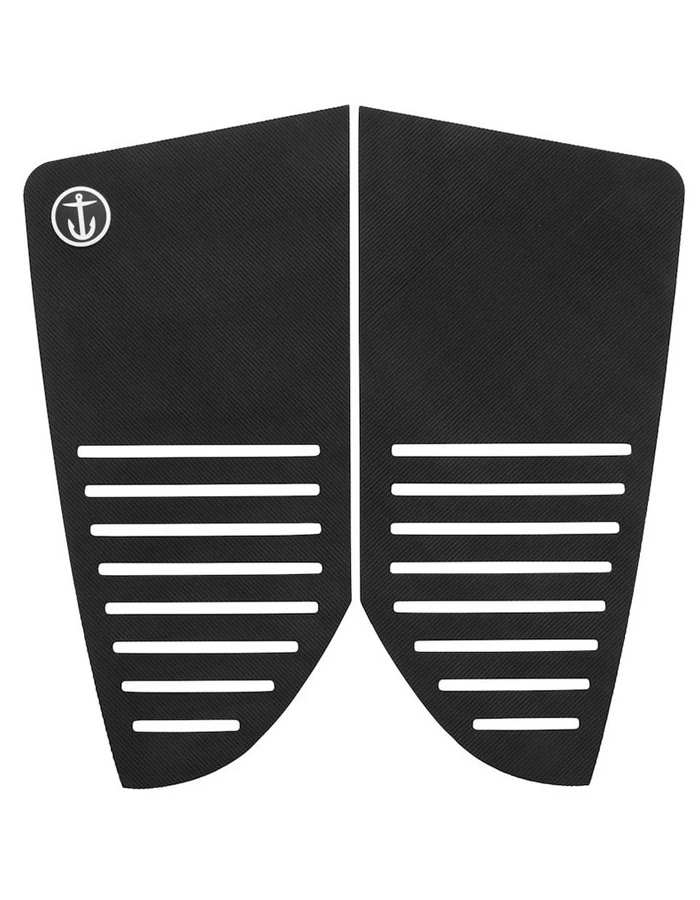 CAPTAIN FIN TROOPER TRACTION PAD 2 PIECE FISH BLACK