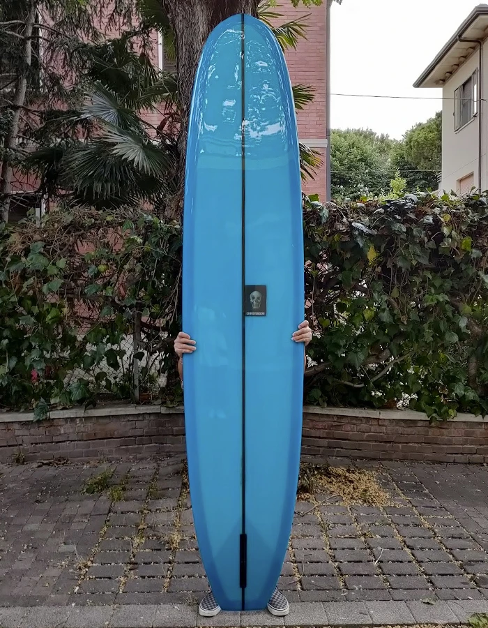 CHRIS CHRISTENSON 9'6" BONNEVILLE LONGBOARD BLUE - Image 3
