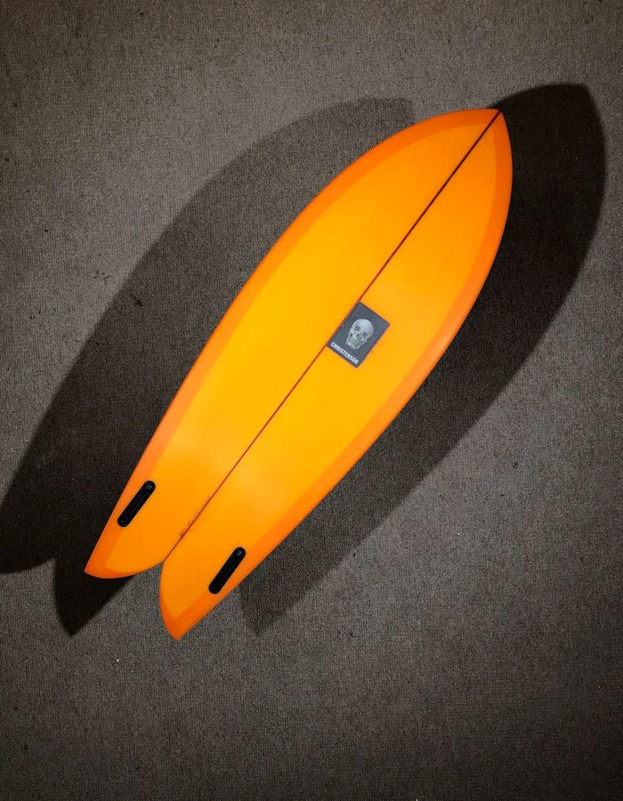 CHRIS CHRISTENSON FISH 5'6'' TWIN FIN ORANGE - Image 2
