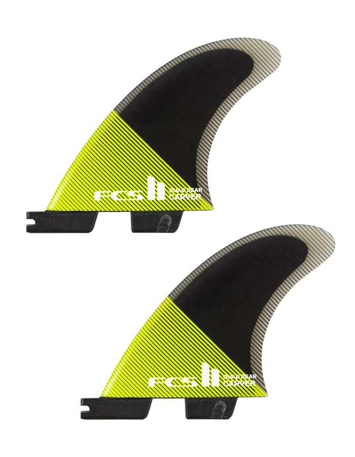FCS II CARVER PC QUAD REAR FINS MEDIUM
