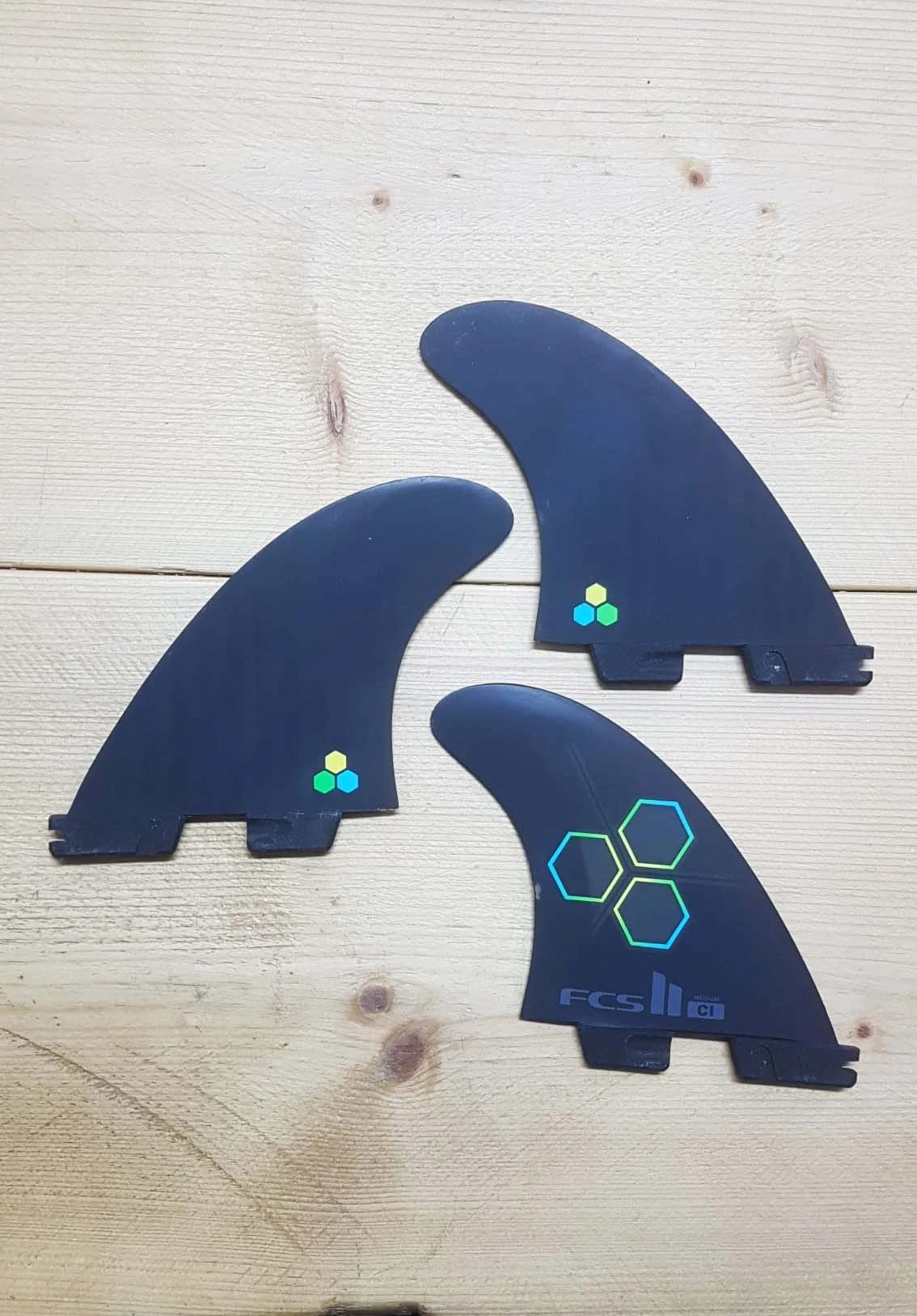 FCS II CHANNEL ISLAND PC TRI FIN SET (SECOND HAND) - Image 2