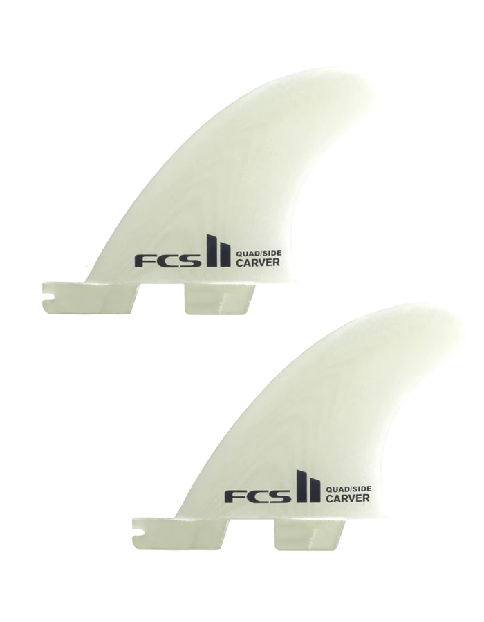 FCS II PG CARVER QUAD REAR SMALL CLEAR