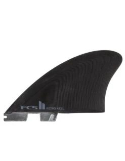 FCS II RETRO KEEL TWIN FINS BLACK