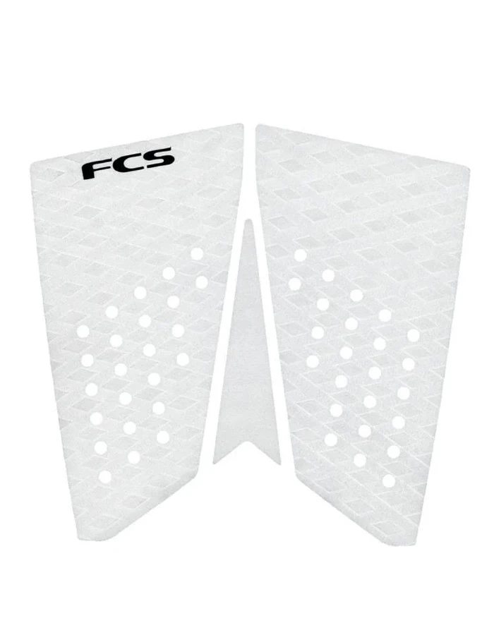 FCS T-3 FISH TRACTION PAD HYBRID BOARDS WHITE