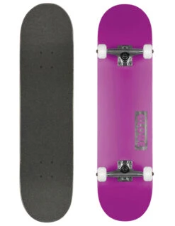 GLOBE 8.25" GOODSTOCK SKATEBOARD COMPLETE NEON PURPLE