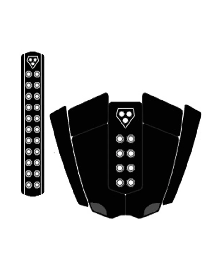 GORILLA GRIP BOOMHOVER TAILPAD ARCH COMBO BLACK 8PCS - Image 2