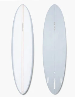 HAYDENSHAPES MID LENGTH GLIDER PU FUTURES 2+1 BLUE TILE