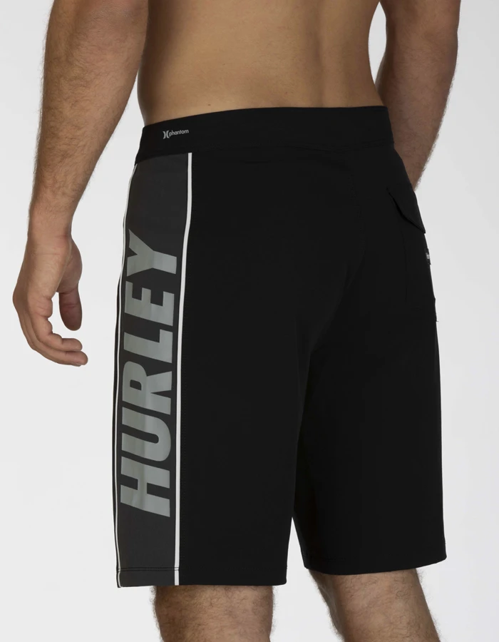 HURLEY PHANTOM FASTLANE BOARDSHORT 18" BLACK - Image 2
