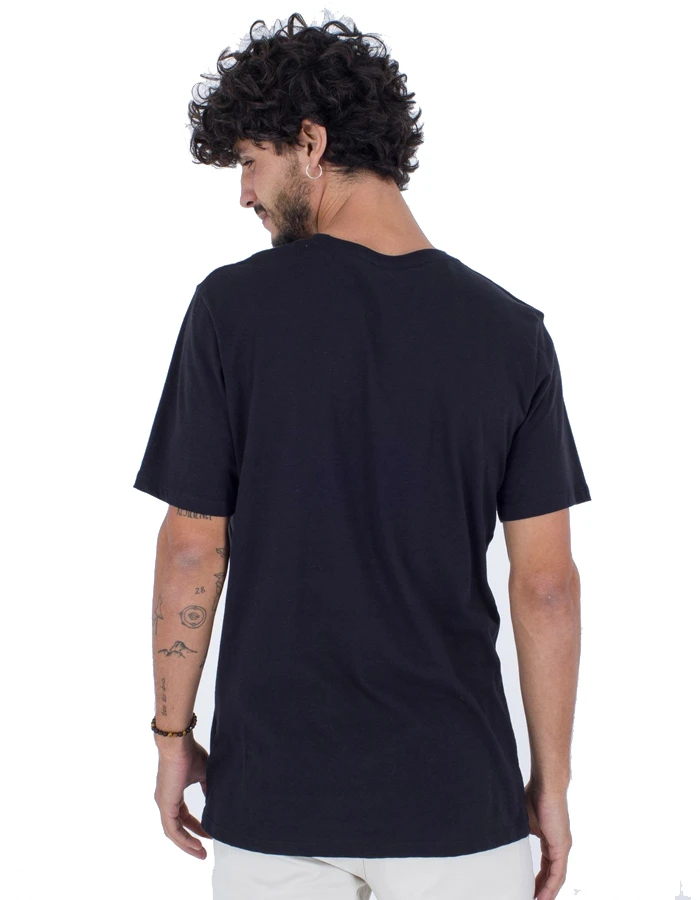 HURLEY EVERYDAY HALFER GRADIENT TEE BLACK - Image 2