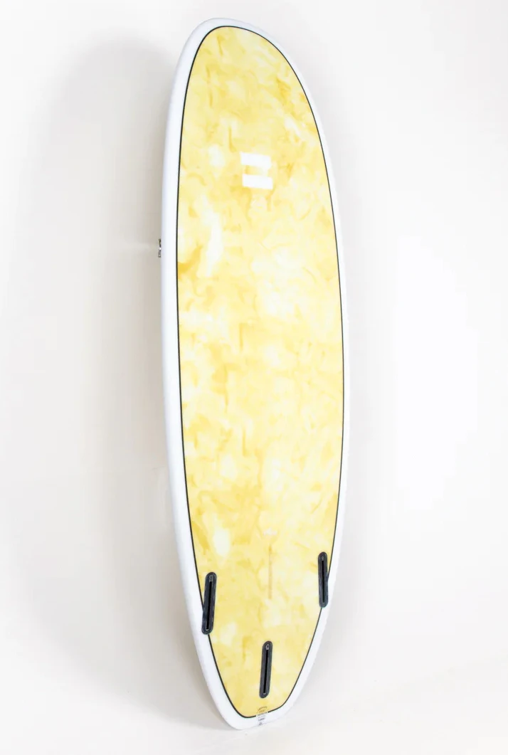 INDIO 7'0" ENDURANCE PLUS SWIRL EFFECT YELLOW FUNBOARD - Image 2