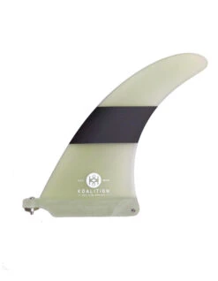 KOALITION 7.0" SINGLE FIN CALIFORNIA CLASSIC STRIPE CLEAR BLACK