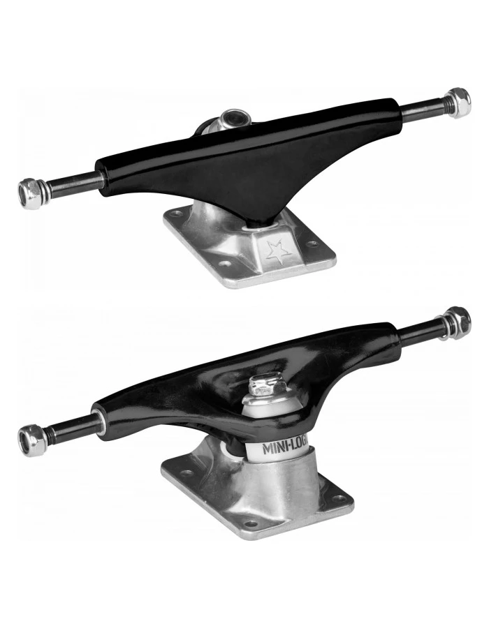 MINI LOGO TRUCKS BLACK RAW 8.38"