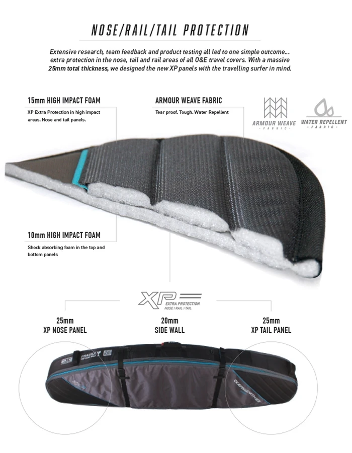 OCEAN & EARTH 7'6" AIRCON LONGBOARD COVER - Image 3