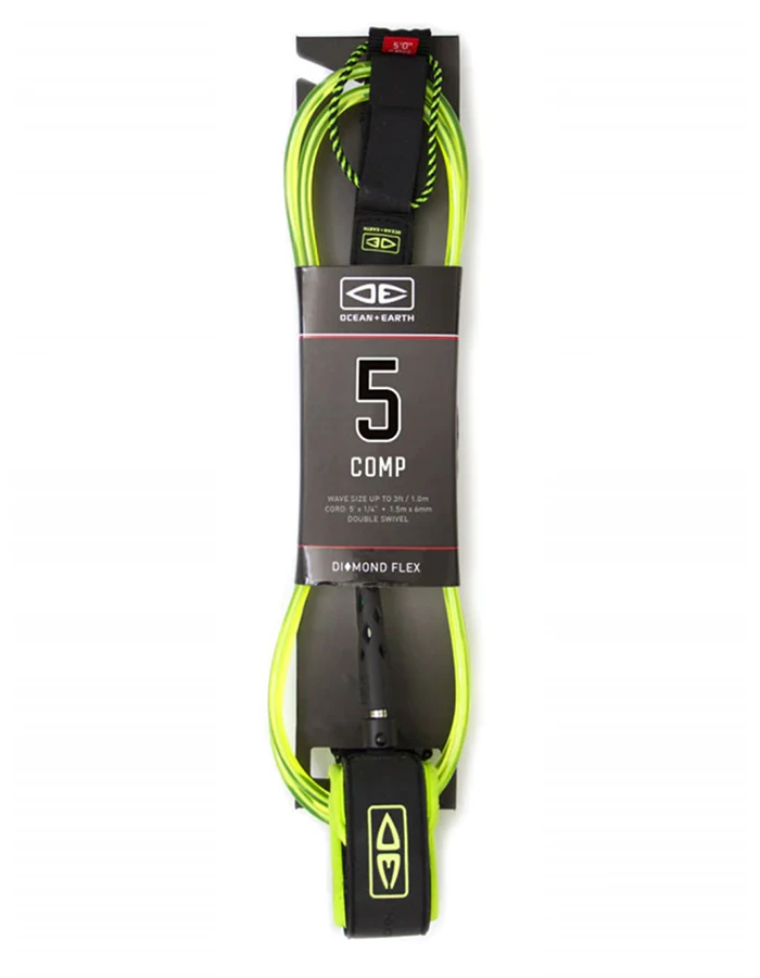 OCEAN & HEART 5'0" LEASH COMP DOUBLE SWIVEL - Image 2