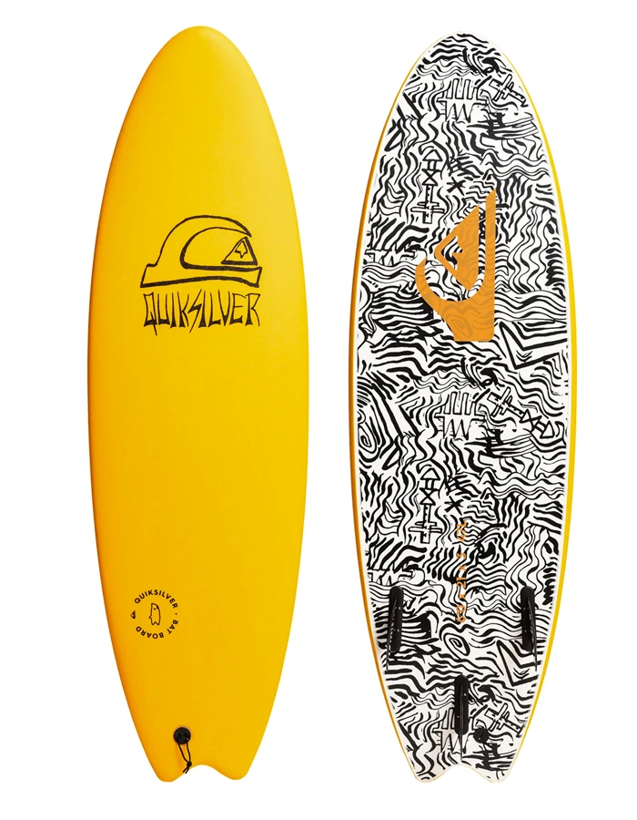 QUIKSILVER 5’6" SOFTBOARD SOFT BAT PUMPKIN