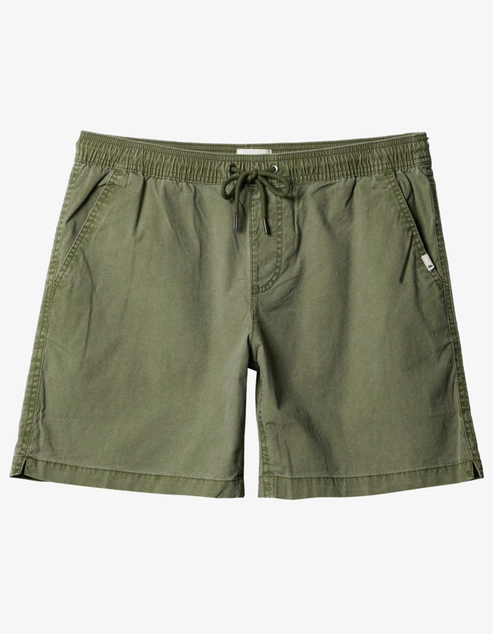 QUIKSILVER TAXER 17" ELASTICATED SHORTS FOUR LEAF CLOVER - Image 3