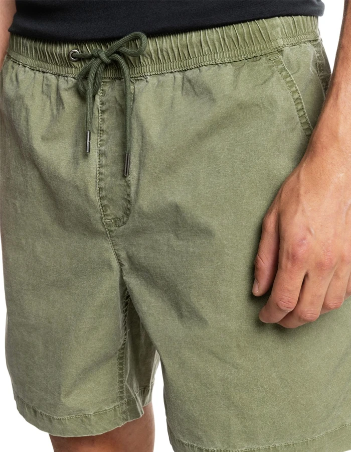 QUIKSILVER TAXER 17" ELASTICATED SHORTS FOUR LEAF CLOVER - Image 6