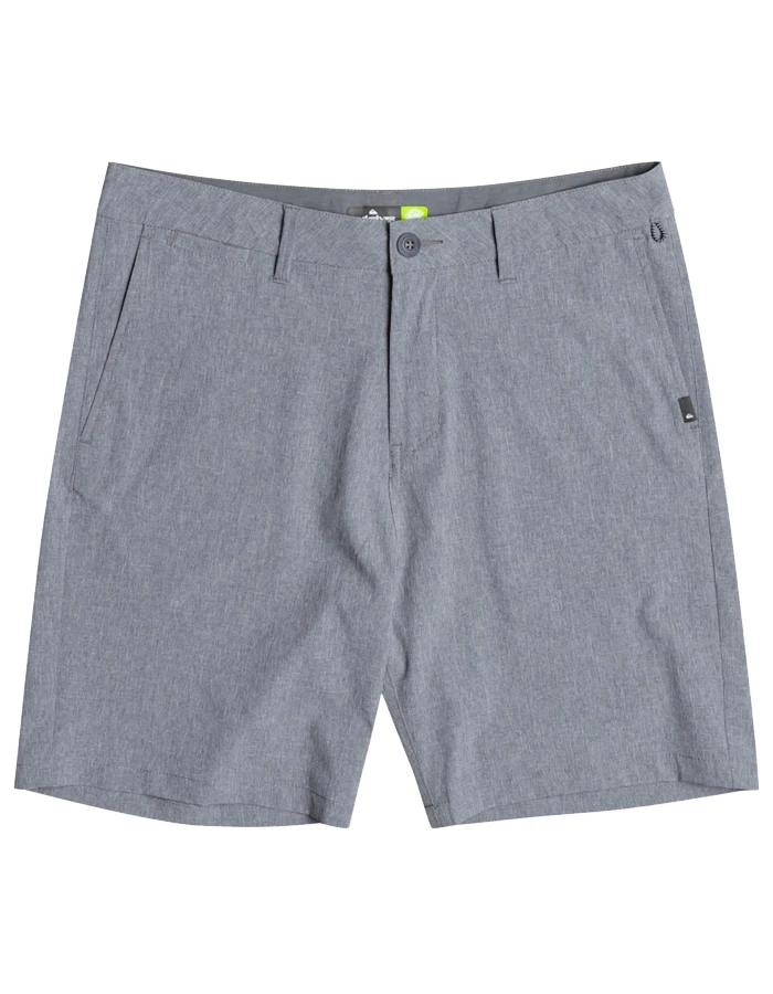 QUIKSILVER WALKSHORT UNION HEATHER AMPHIBIAN 19"