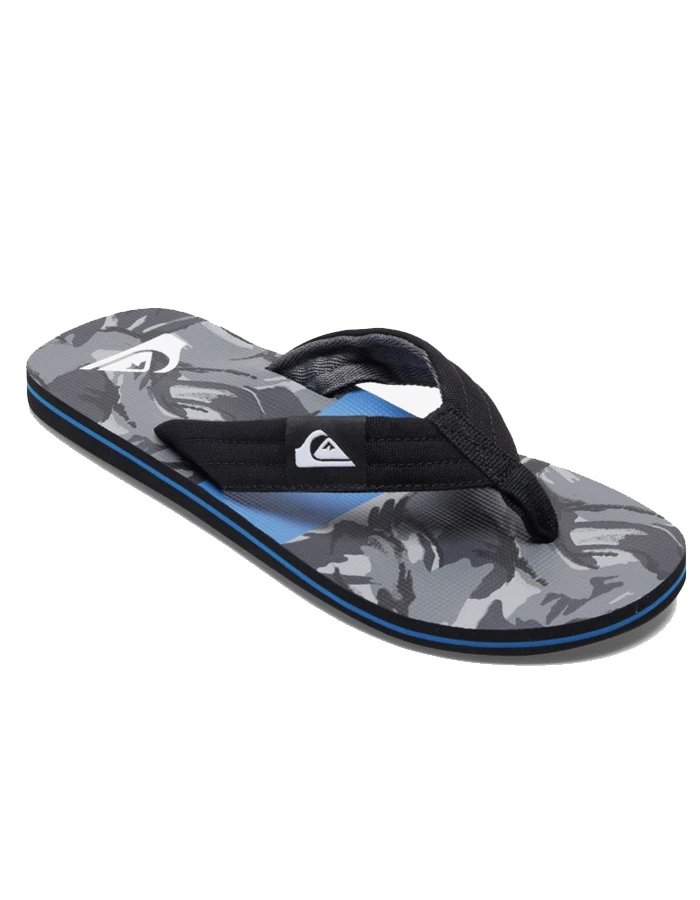QUIKSILVER MOLOKAI LAYBACK SANDALS BLACK BLUE - Image 3