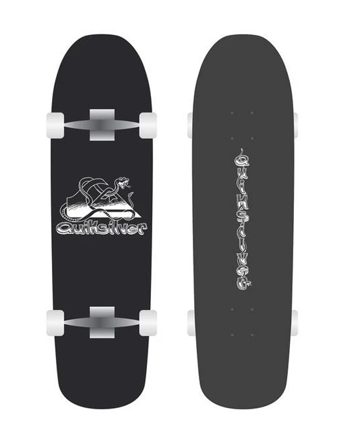 QUIKSILVER POISON SKATEBOARD 8.5
