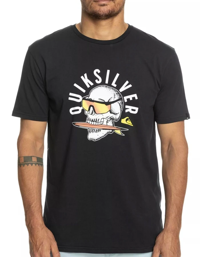 QUIKSILVER ROCKING SKULL T-SHIRT - Image 3