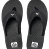 REEF SANDALS FANNING BLACK SILVER
