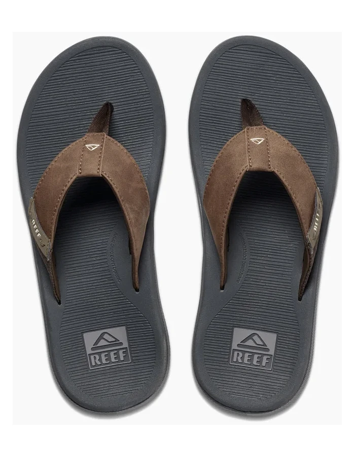 REEF SANDALS SANTA ANA GREY TAN