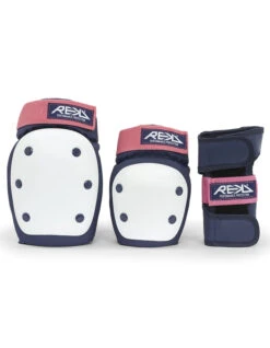 REKD HEAVY DUTY TRIPLE PAD SET BLUE PINK