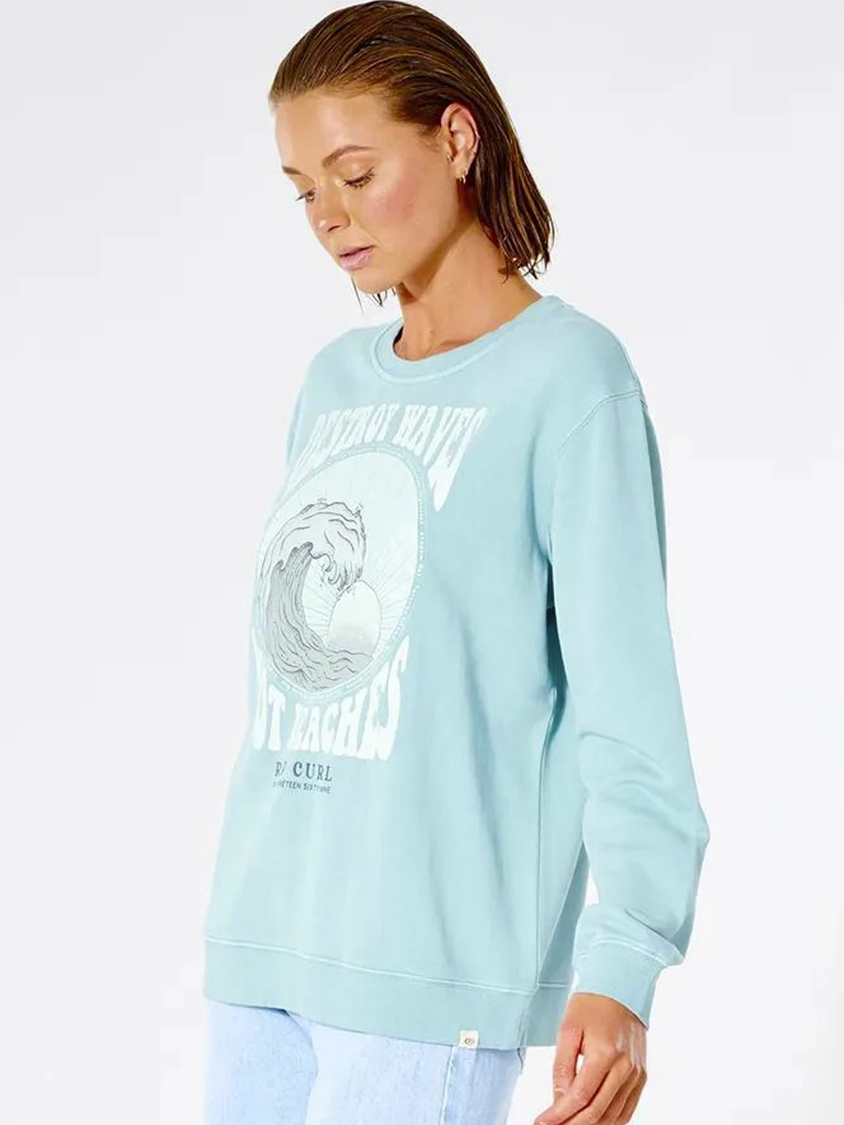 RIP CURL DESTROY WAVES CREW FLEECE - Image 2
