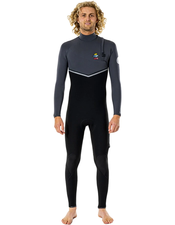 RIP CURL FLASHBOMB SEARCH 3/2 ZIP FREE