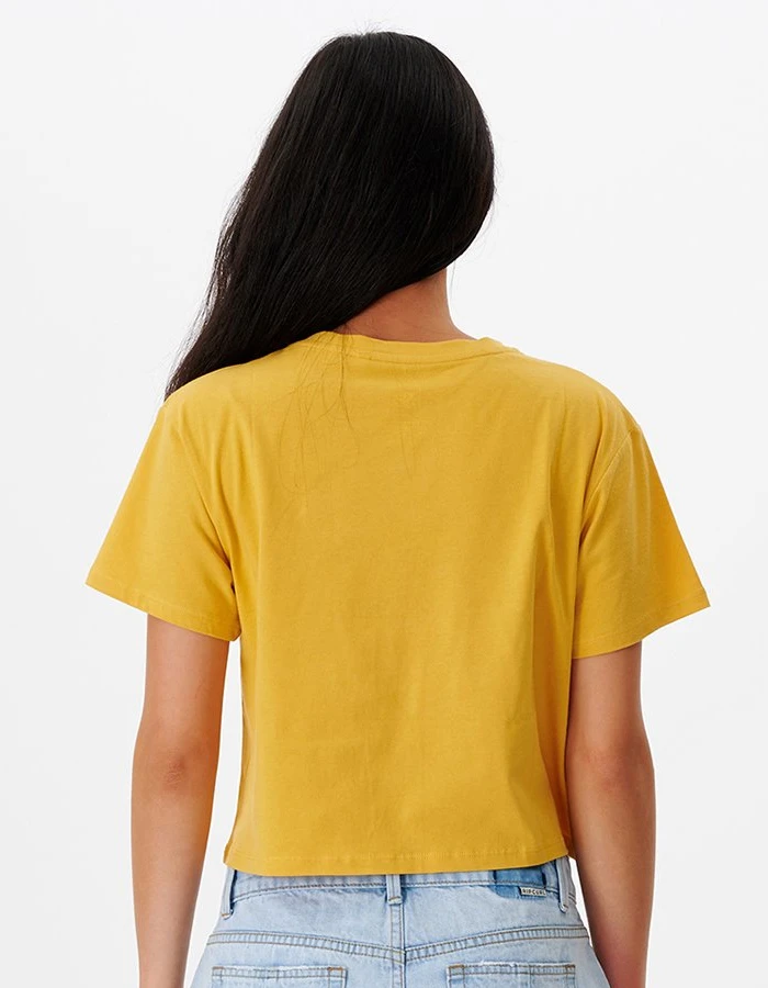 RIP CURL SUNNY PARADISE SHORT SLEEVE CROP TEE - Image 2