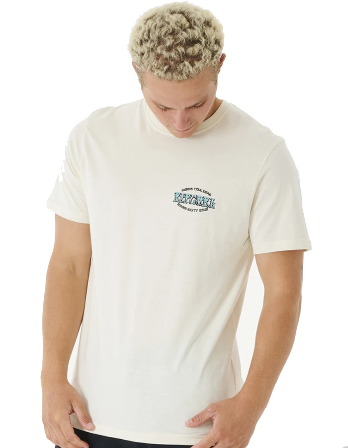 RIP CURL SLASHER TEE BONE - Image 2