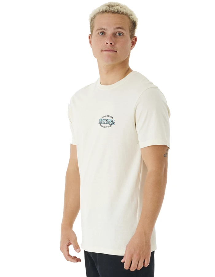 RIP CURL SLASHER TEE BONE - Image 3