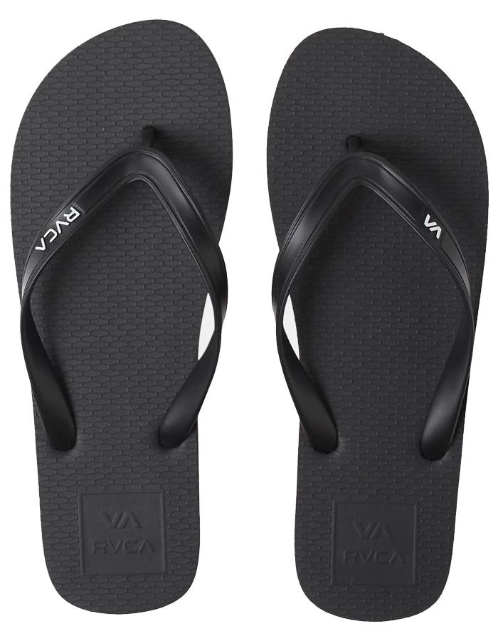 RVCA ALL THE WAY FLIP FLOPS FOR MAN BLACK