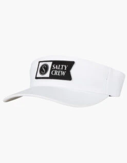 SALTY CREW ALPHA WHITE VISOR