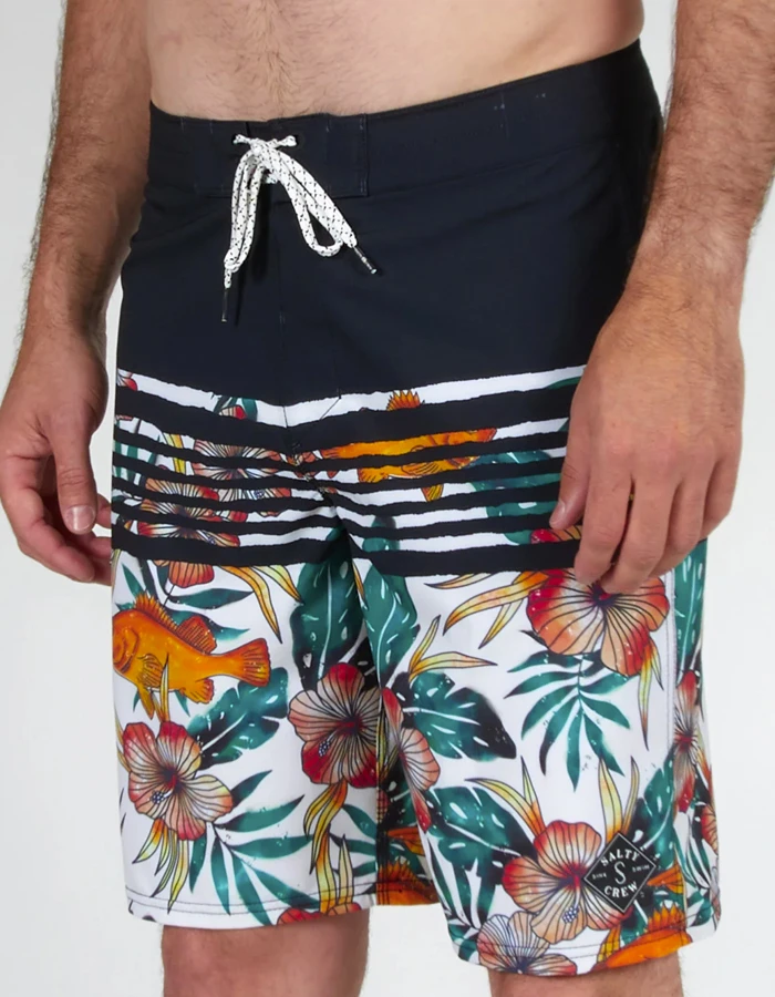 SALTY CREW RIPPLE OFF WHITE BOARDSHORTS 20" - Image 2