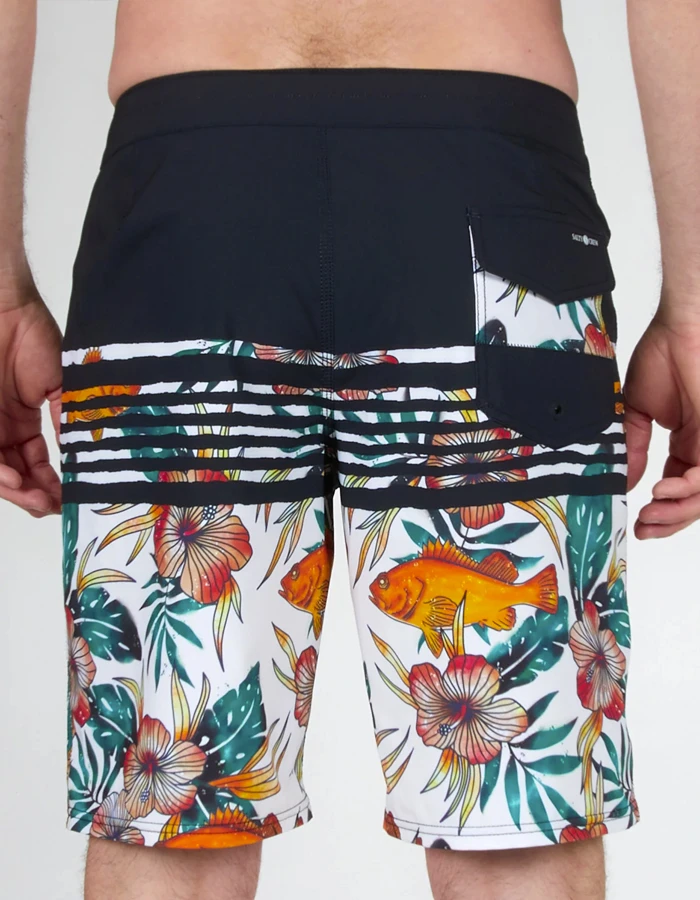 SALTY CREW RIPPLE OFF WHITE BOARDSHORTS 20" - Image 3