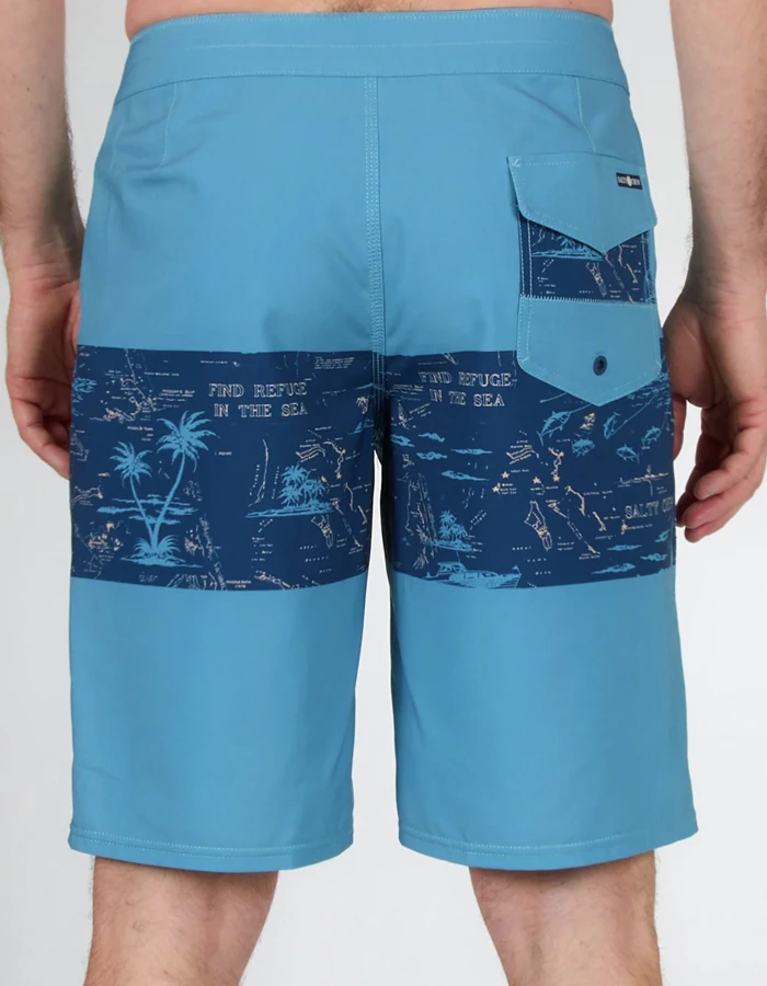 SALTY CREW TOPWATER BOARDSHORTS 21" NAVY AQUA - Image 4