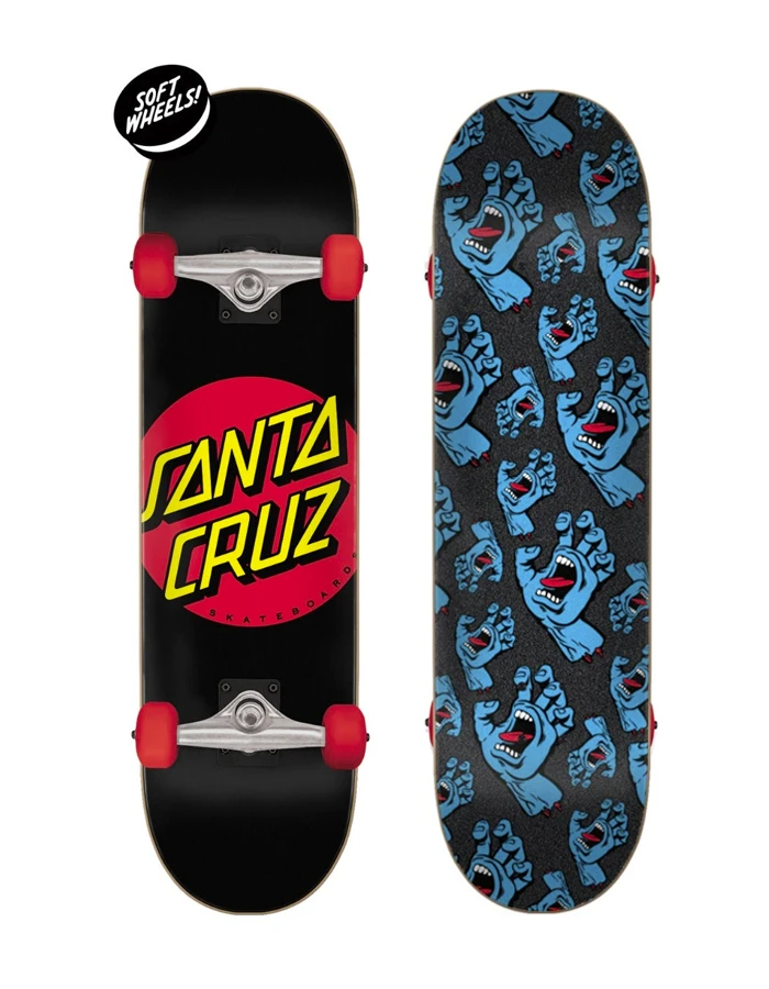 SANTA CRUZ CLASSIC DOT SUPER MICRO SK8 7.25 SKATE COMPLETE