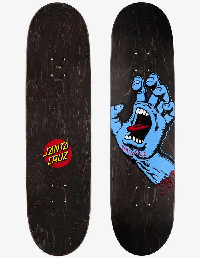 SANTA CRUZ SCREAMING HAND 8.6" DECK
